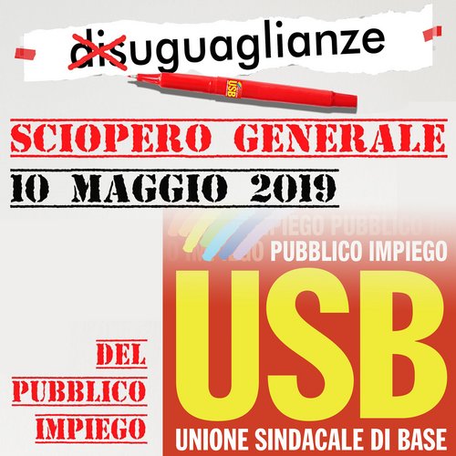 USB Pubblico Impiego Agenzie Fiscali IL 10 MAGGIO IO SCIOPERO e